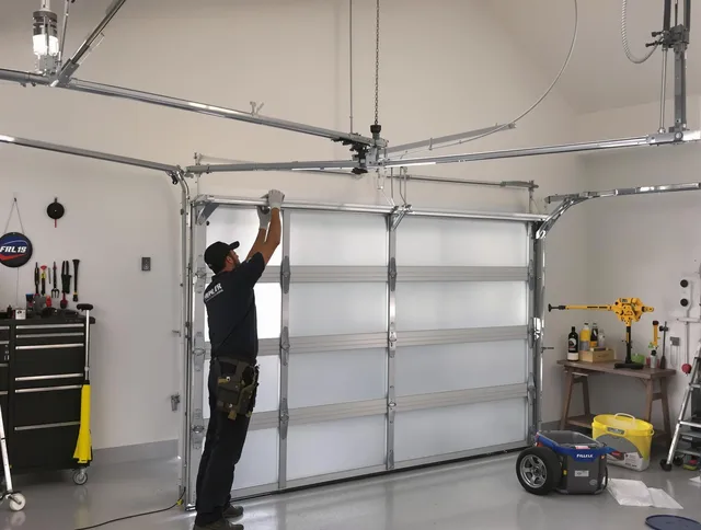 Waterford Garage Door Repair certified team performing precision garage door installation in Waterford