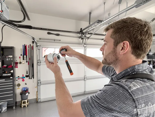 Garage door opener repair service by Waterford Garage Door Repair in Waterford