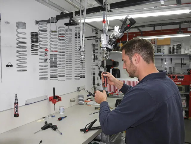 Waterford Garage Door Repair safety certified technician performing precision spring replacement in Waterford